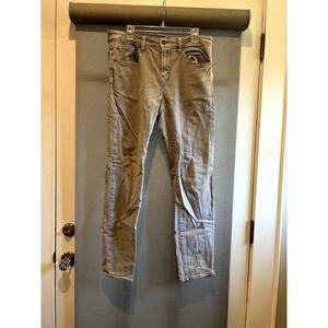 American Eagle Fitted Jeans Size 34x34 Gray